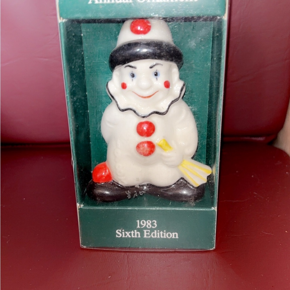 Festive Snowman Candle with Red and Black Details